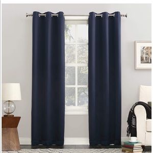 Navy Blue Curtains